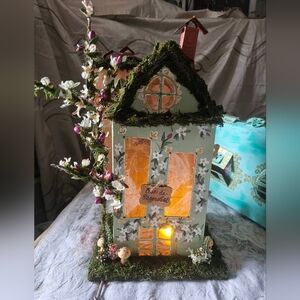 Charming Green Fairy House Decor